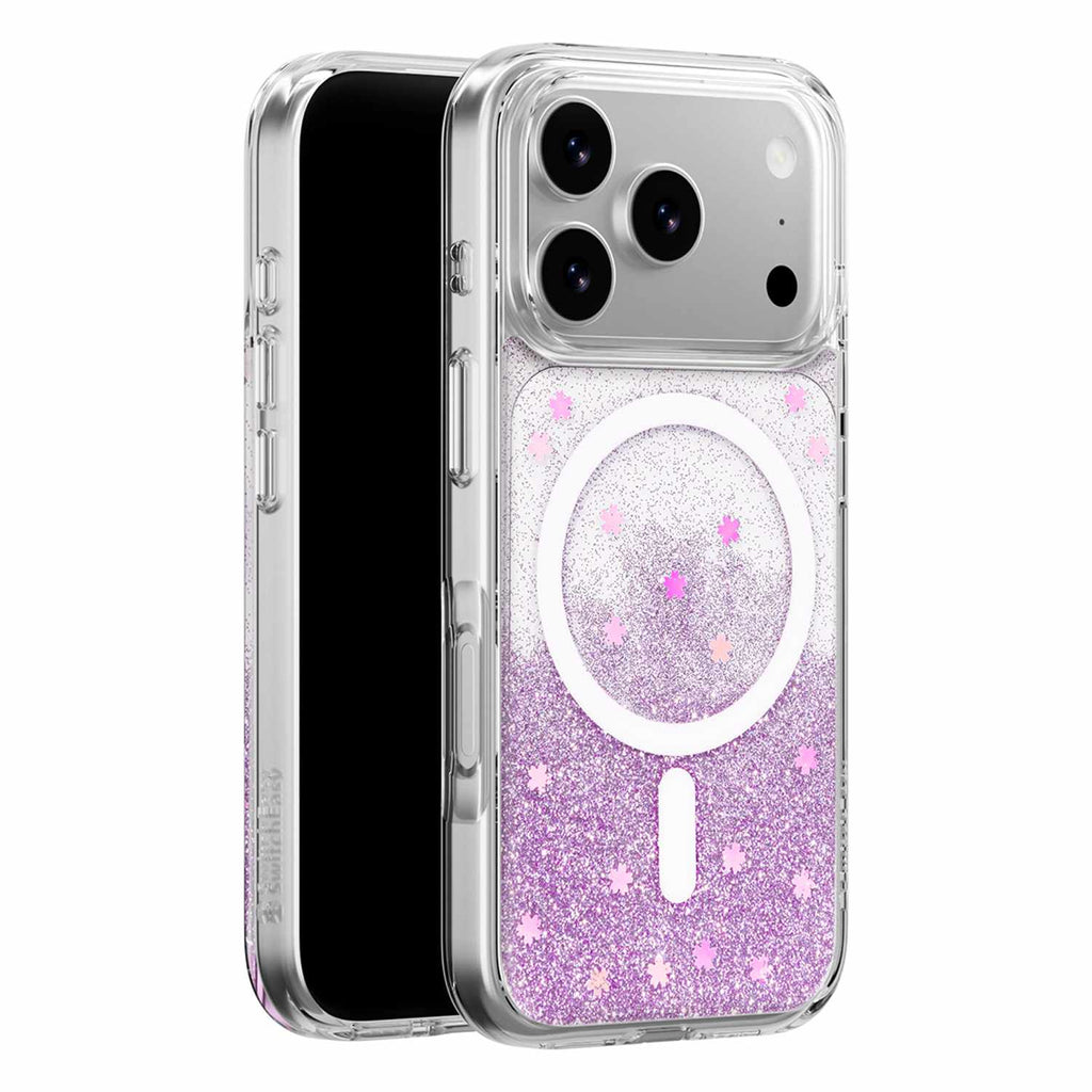 SwitchEasy Starfield M3D Glitter Protective Case Nebula for iPhone 18 Pro