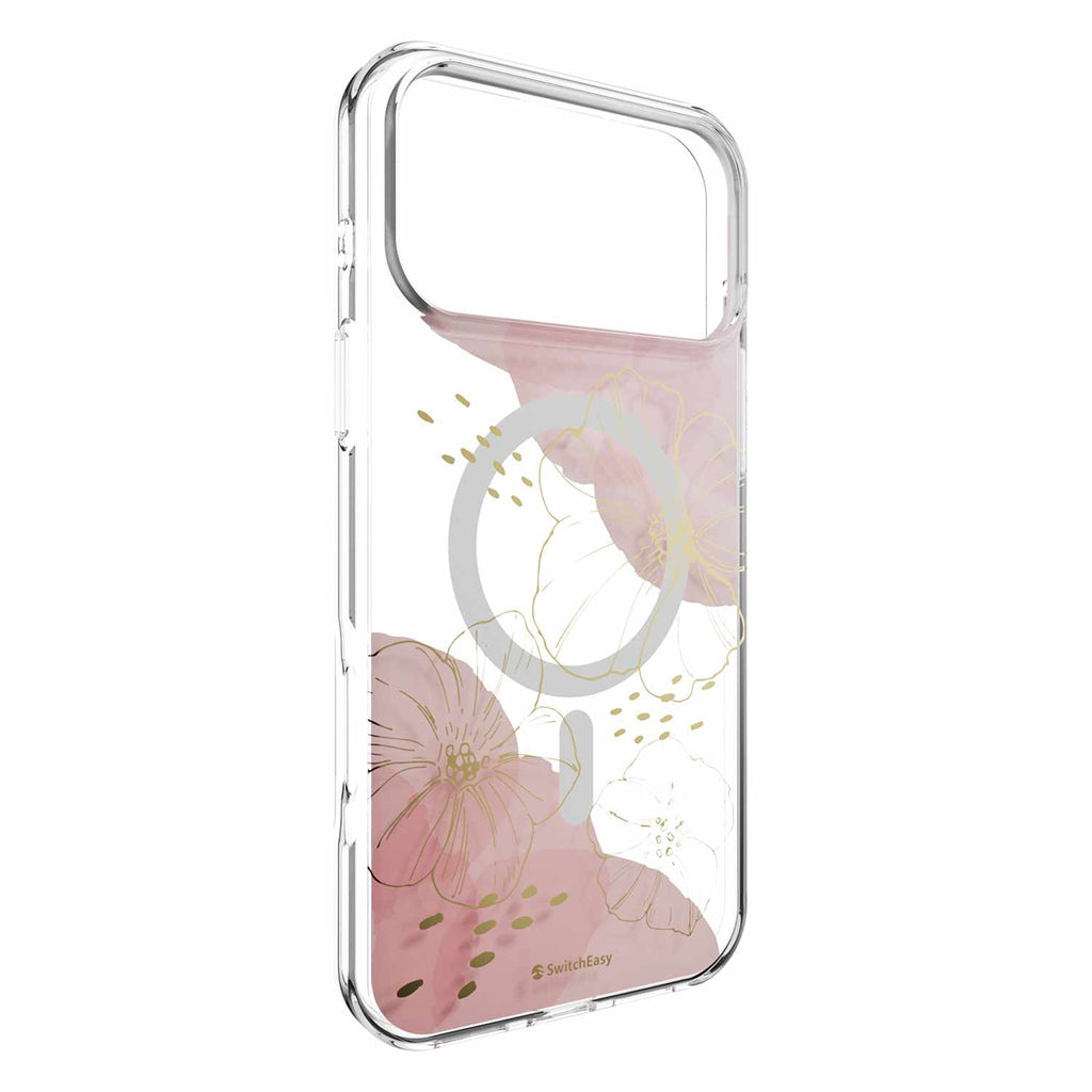 SwitchEasy Fleur M3D Patterned Protective Case Gold for iPhone 18 Pro Max/17 Pro Max