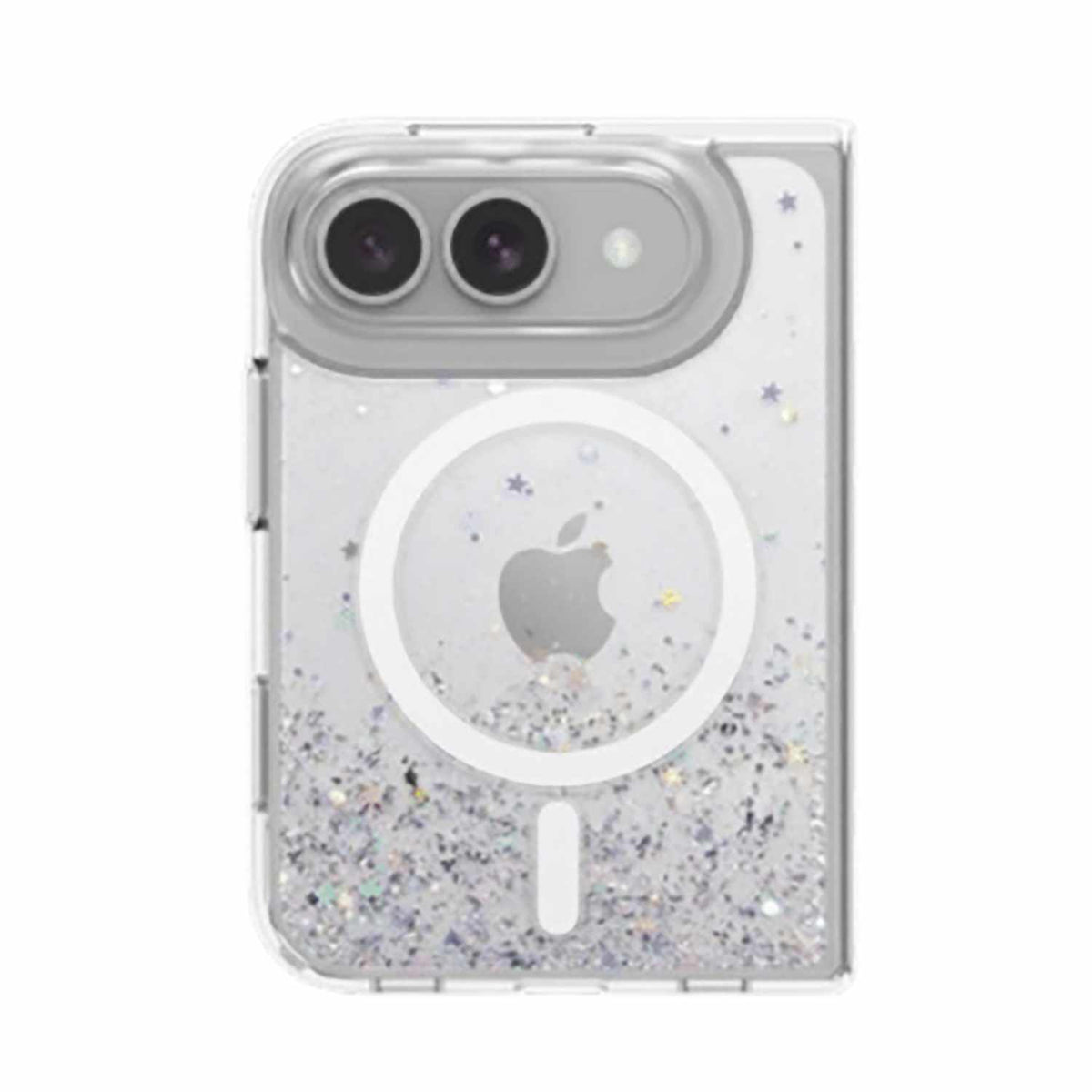 SwitchEasy Starfield M3D Glitter Protective Case Transparent for iPhone Duo