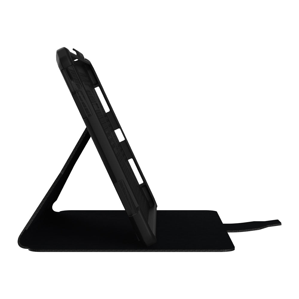 123396114040 Metropolis Folio Rugged Case iPad 11 2025 (11th Gen)/(10th Gen) Black