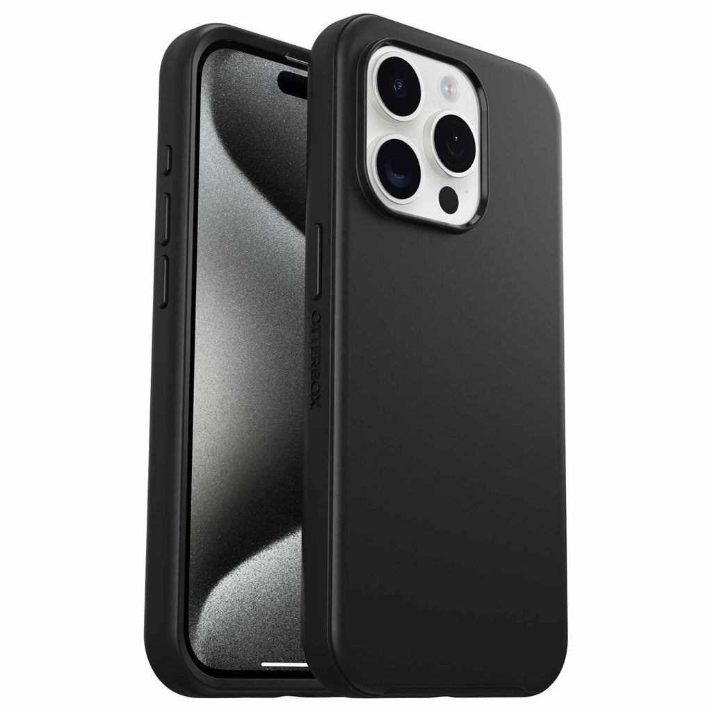 OtterBox Symmetry MagSafe Protective Case Black for iPhone 15 Pro