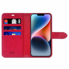 Blu Element Folio 2-in-1 Case Dark Red for iPhone 17e/16e/15/14/13