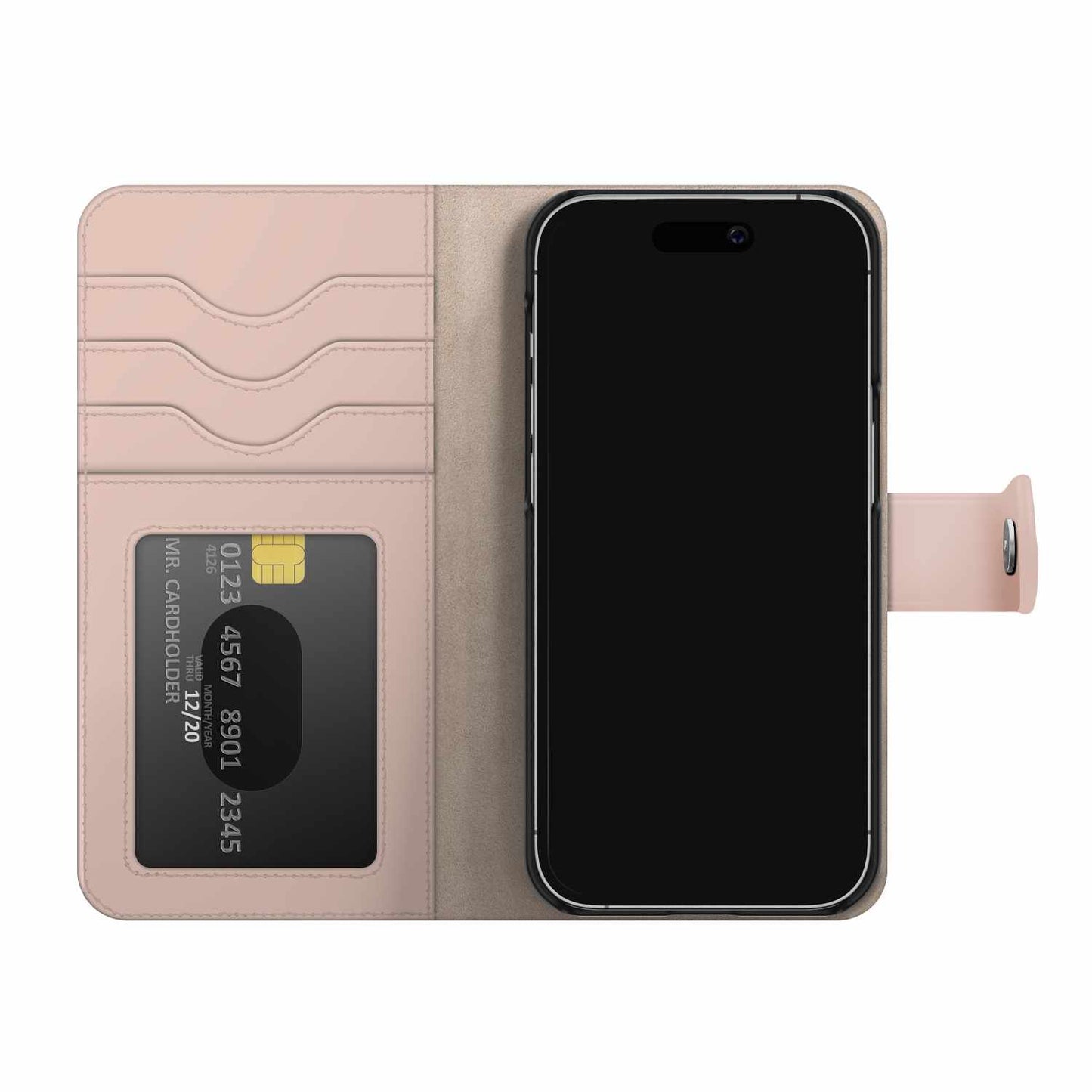 IDMWPI236151 Magnet Wallet+ Case iPhone 15 Pink