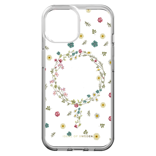 IDCLCMSI2361507 Clear MagSafe Mid Case iPhone 16e/15/14/13 Petite Floral