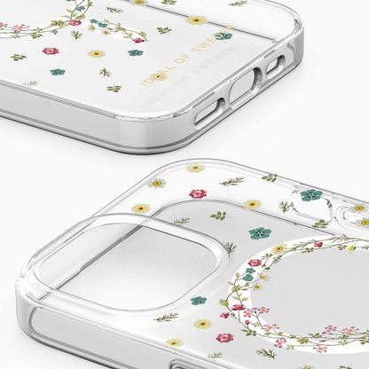 IDCLCMSI2361507 Clear MagSafe Mid Case iPhone 16e/15/14/13 Petite Floral