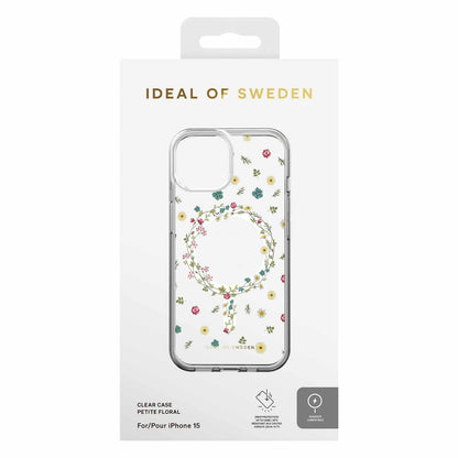 IDCLCMSI2361507 Clear MagSafe Mid Case iPhone 16e/15/14/13 Petite Floral