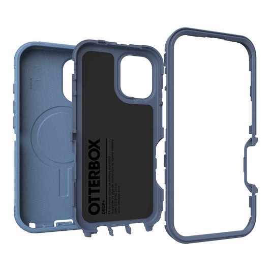 7796010 Defender Pro MagSafe Case iPhone 16 Baby Blue Jeans