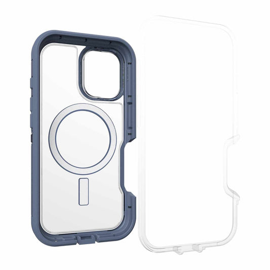 7796087 Defender XT Clear Pro Case iPhone 16 Baby Blue Clear