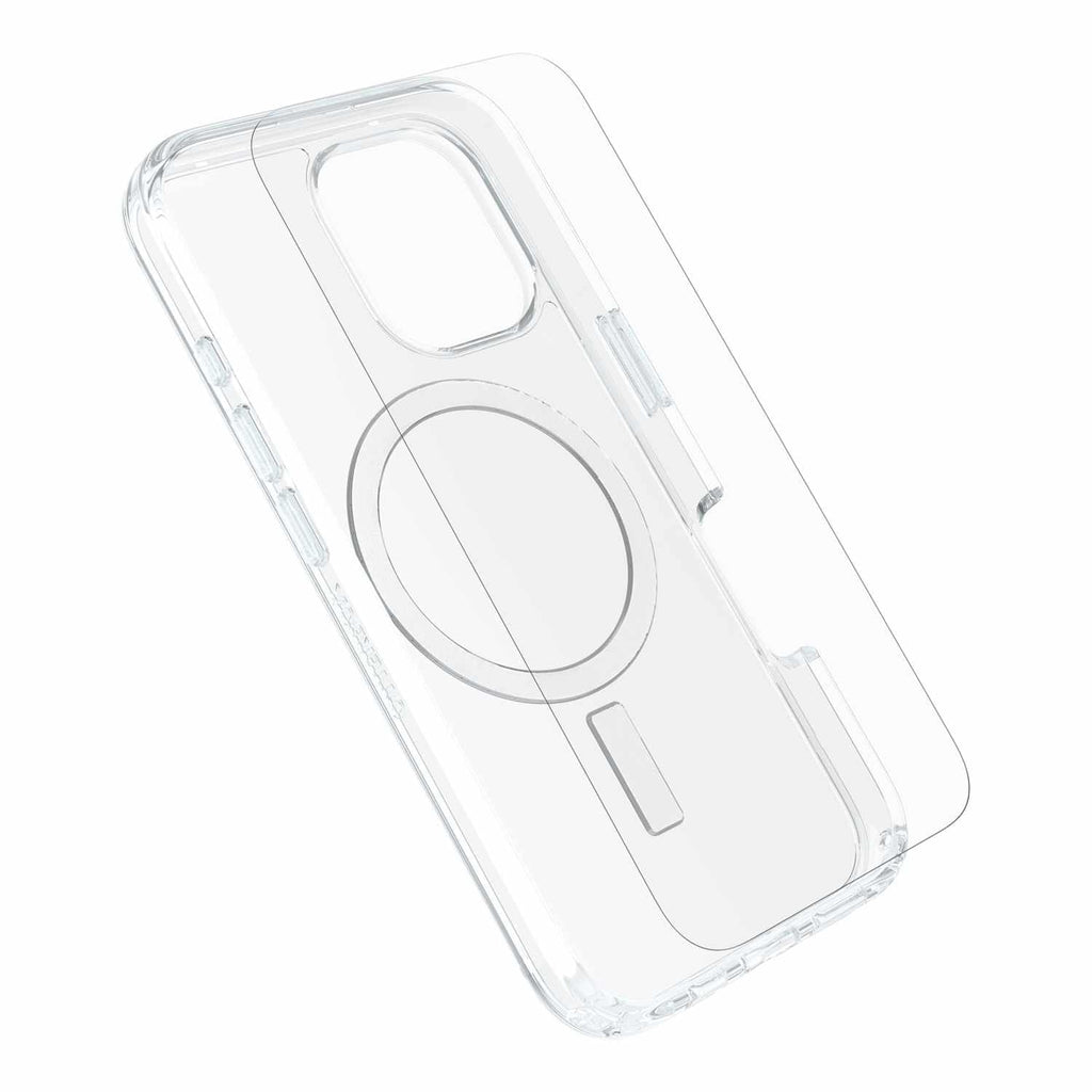 OtterBox Protection+Power Kit (Symmetry Clear MagSafe w/Glass + Wall Charger 30W White) for iPhone 16