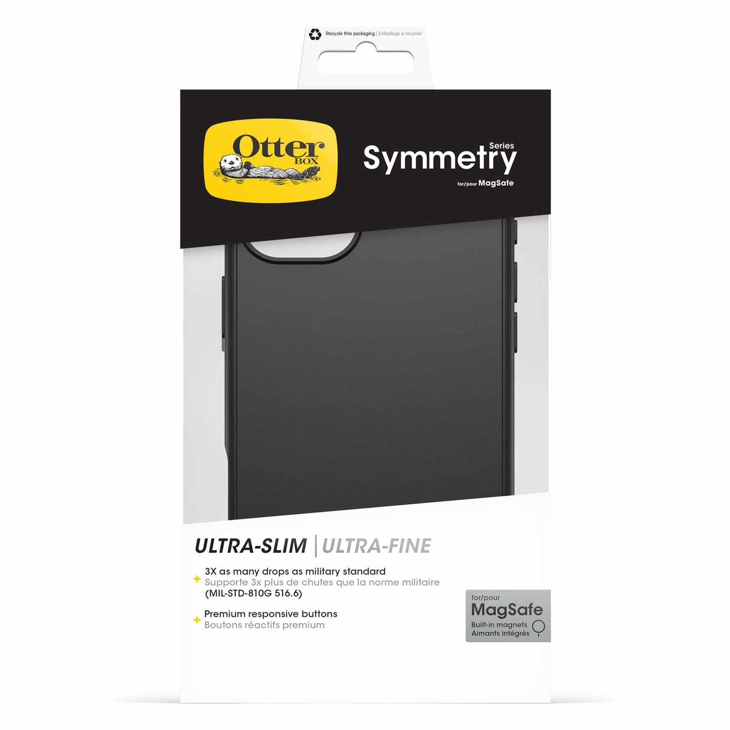 7796520 Symmetry MagSafe Case iPhone 16 Plus Black
