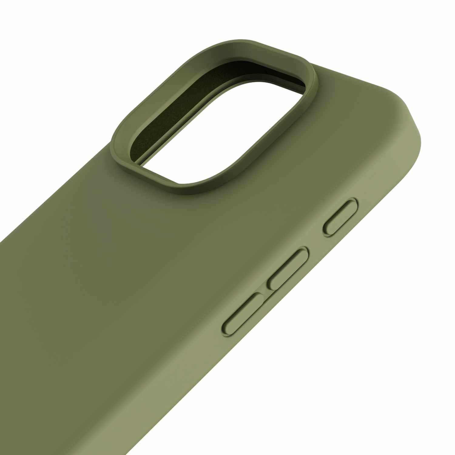 Blu Element Silicone MagSafe Case Olive foriPhone 16 Pro Max