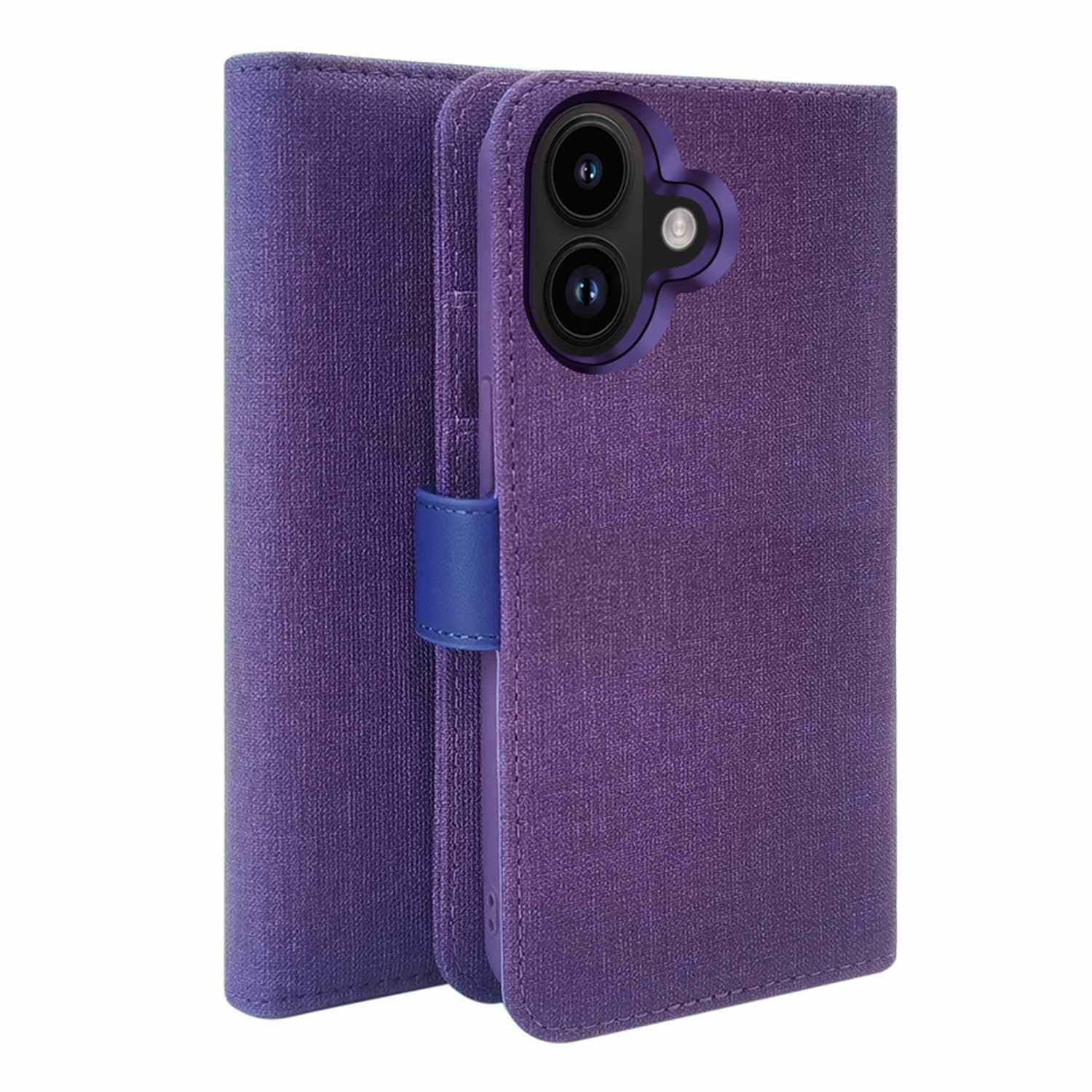 Blu Element Folio 2-in-1 Case Deep Purple for iPhone 16