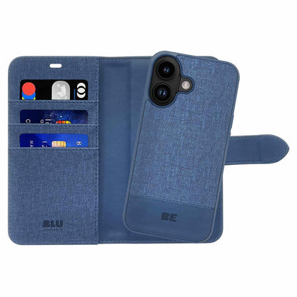 BEF2NMG116N1 Folio 2-in-1 MagSafe Case iPhone 16 Lazuli Blue