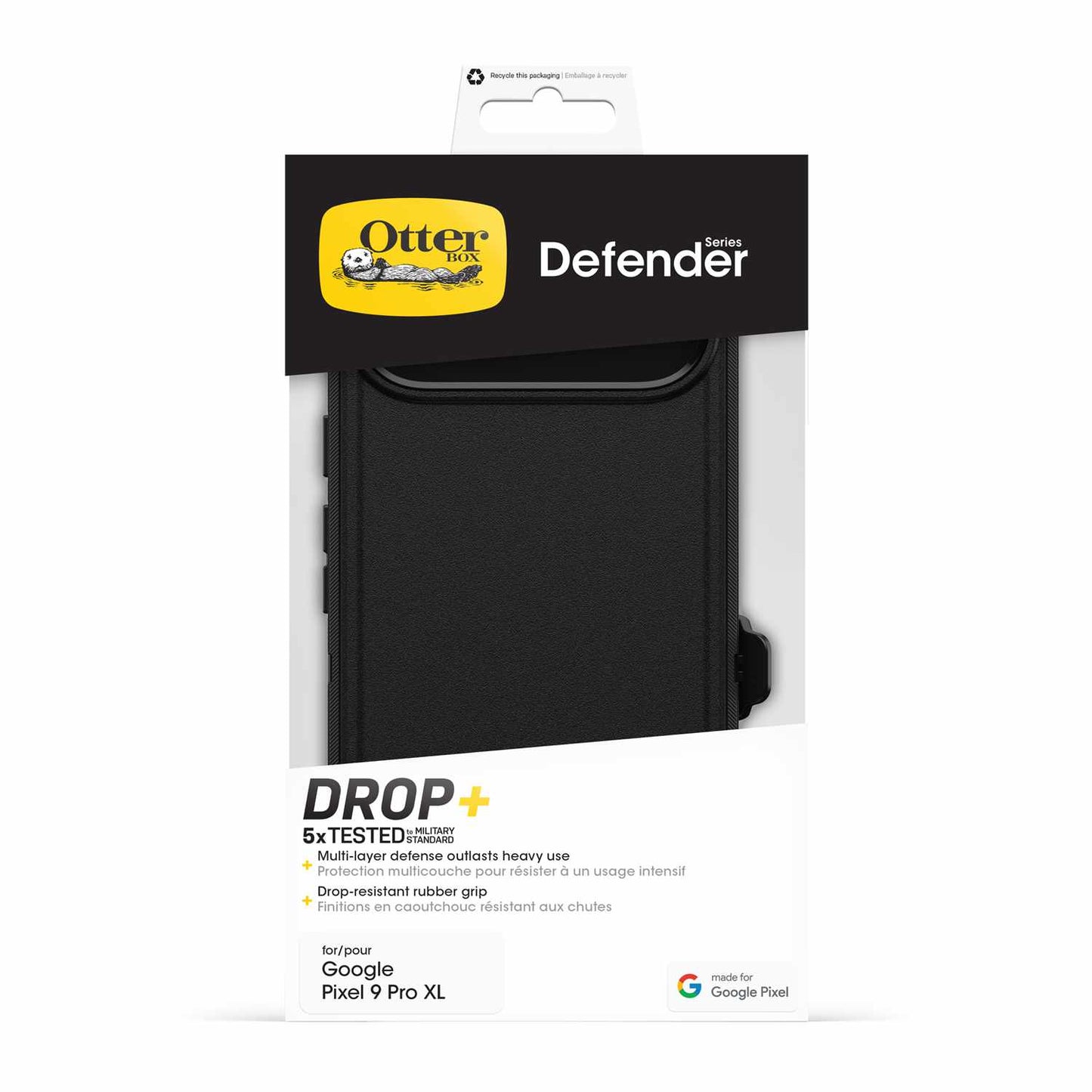 7795633 Defender Case Pixel 9 Pro XL Black