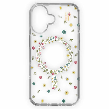 IDCLCMSI2461507 Clear Mid MagSafe Case iPhone 16 Petite Floral