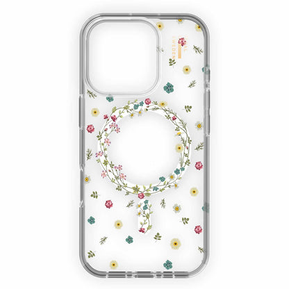 IDCLCMSI2461P507 Clear Mid MagSafe Case iPhone 16 Pro Petite Floral