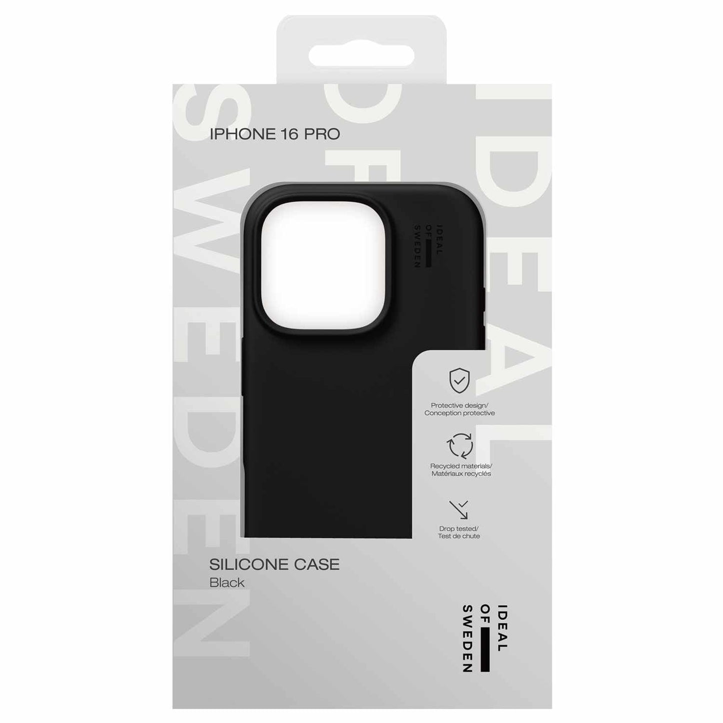 IDSICMSI2461P01 Silicone Case MagSafe iPhone 16 Pro Black
