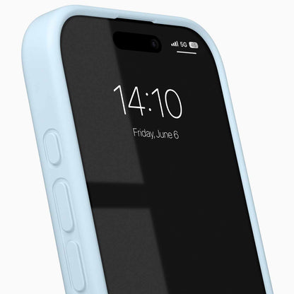 IDSICMSI2461P501 Silicone Case MagSafe iPhone 16 Pro Light Blue