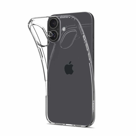 ACS08092 Crystal Flex Case iPhone 16 Plus Crystal Clear