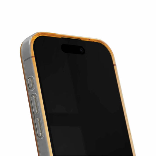 IDCLCMSI2361499 Clear Mid MagSafe Case iPhone 16e/15/14/13 Orange Spritz