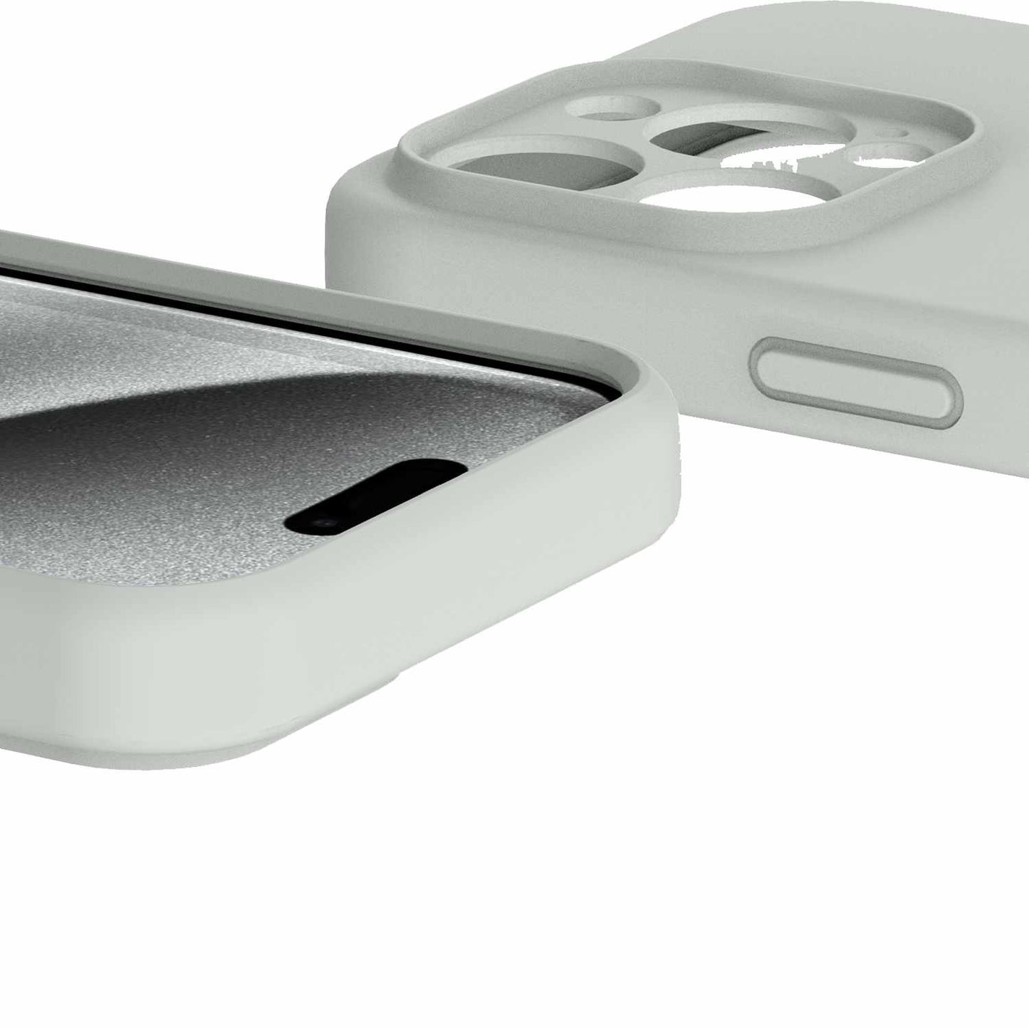 AP6XAVSIKPETE Velvet MagSafe Case iPhone 16 Pro Pewter