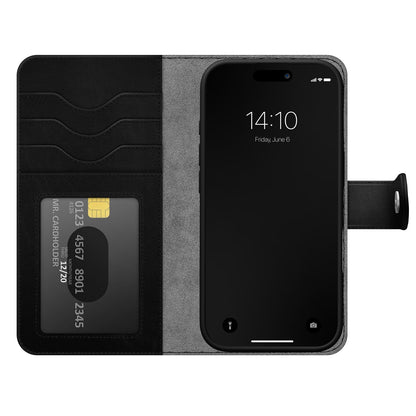 IDMWPMSI246101 Magnet+ Wallet MagSafe Case iPhone 16 Black