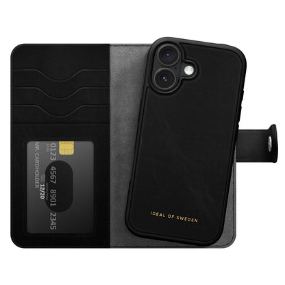 IDMWPMSI246101 Magnet+ Wallet MagSafe Case iPhone 16 Black