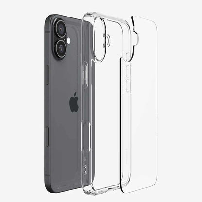 ACS08224 Crystal Hybrid Case iPhone 16 Crystal Clear