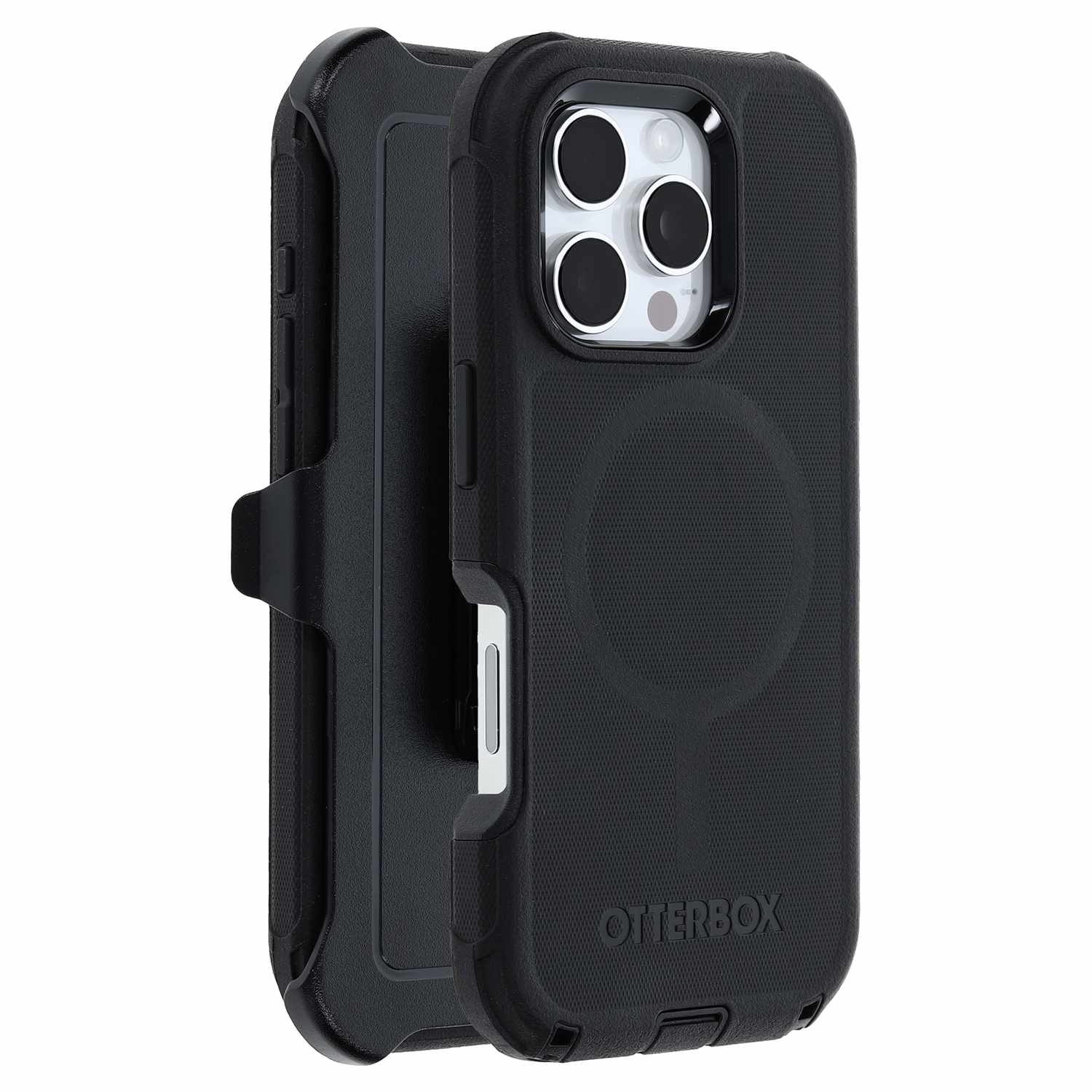 OtterBox Defender Pro MagSafe with Holster Black for iPhone 16 Pro in Bulk Packaging