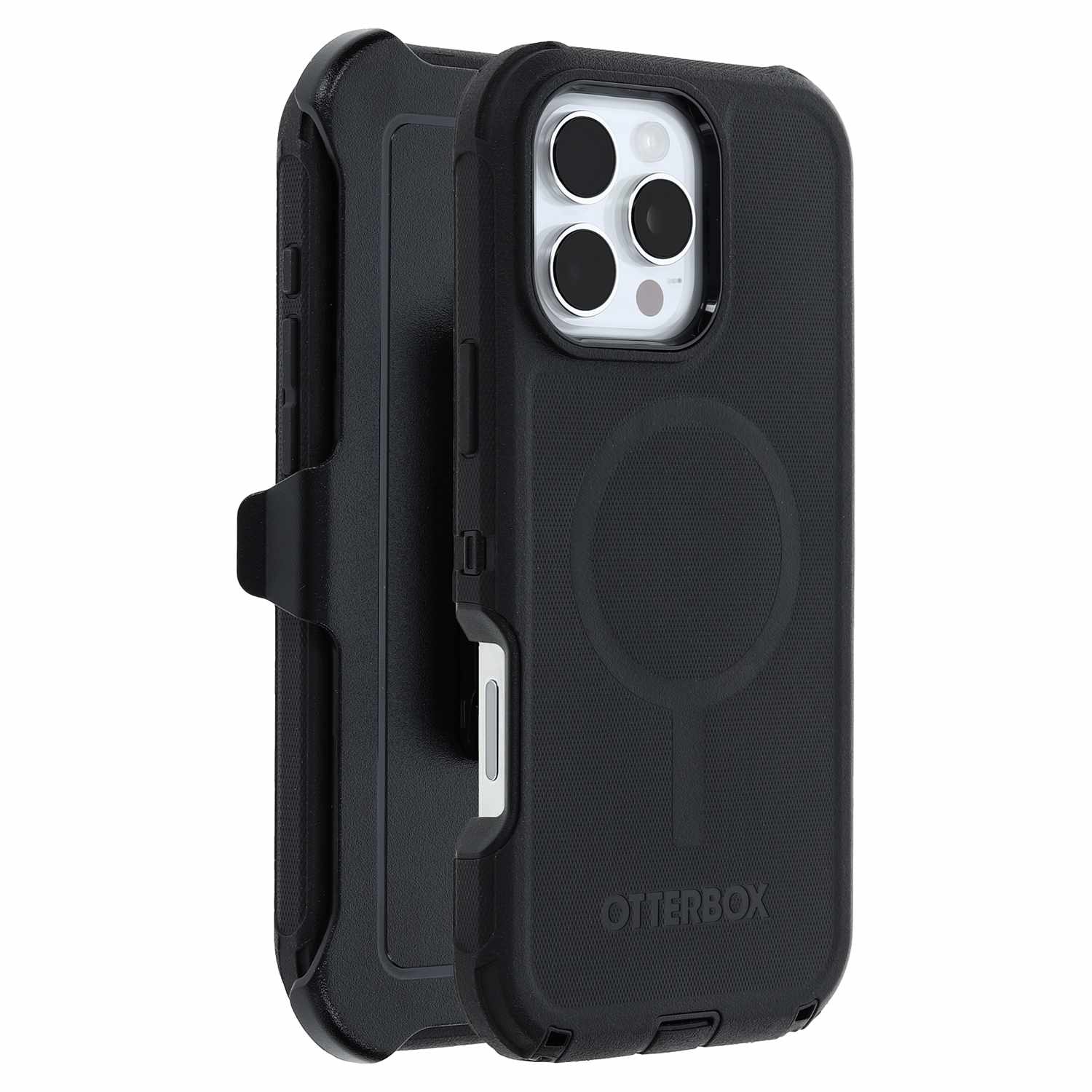 OtterBox Defender Pro MagSafe with Holster Black for iPhone 16 Pro Max in Bulk Packaging