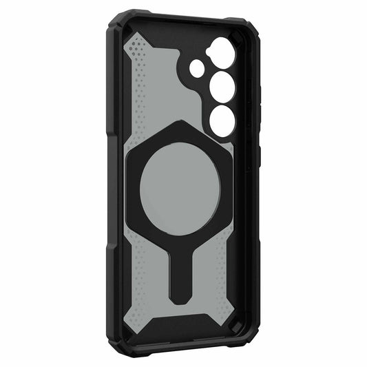 214469114097 Plasma XTE Rugged Kickstand Case w/Magnet Galaxy S25 Black/Orange
