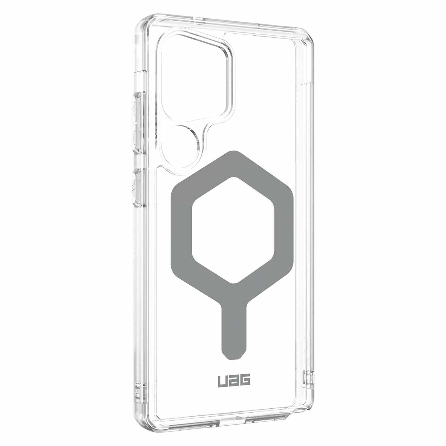 214486114333 Plyo Clear Case w/Magnet Galaxy S25 Ultra Ice / Silver