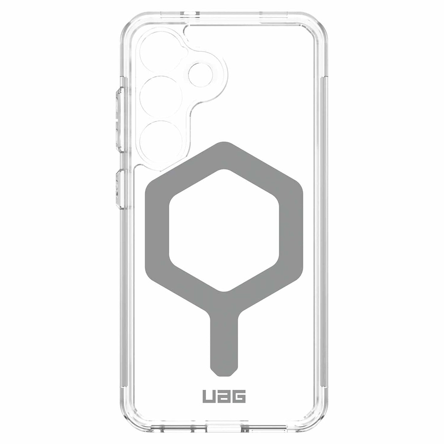 214488114333 Plyo Clear Case w/Magnet Galaxy S25 Ice/Silver