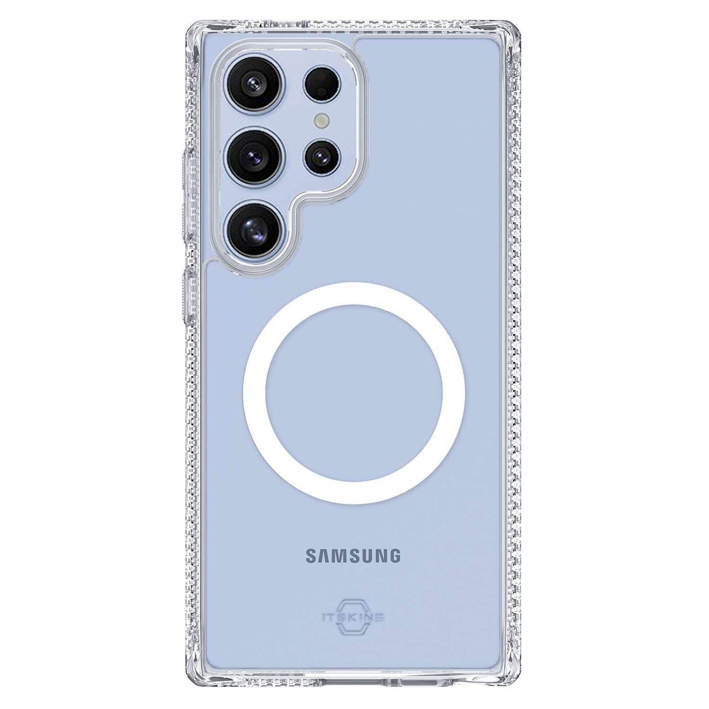 SGZUHMACRTRSP Hybrid_R Clear Case w/Magnets Galaxy S25 Ultra Transparent