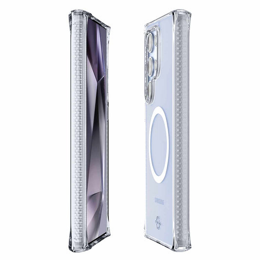 SGZUHMACRTRSP Hybrid_R Clear Case w/Magnets Galaxy S25 Ultra Transparent