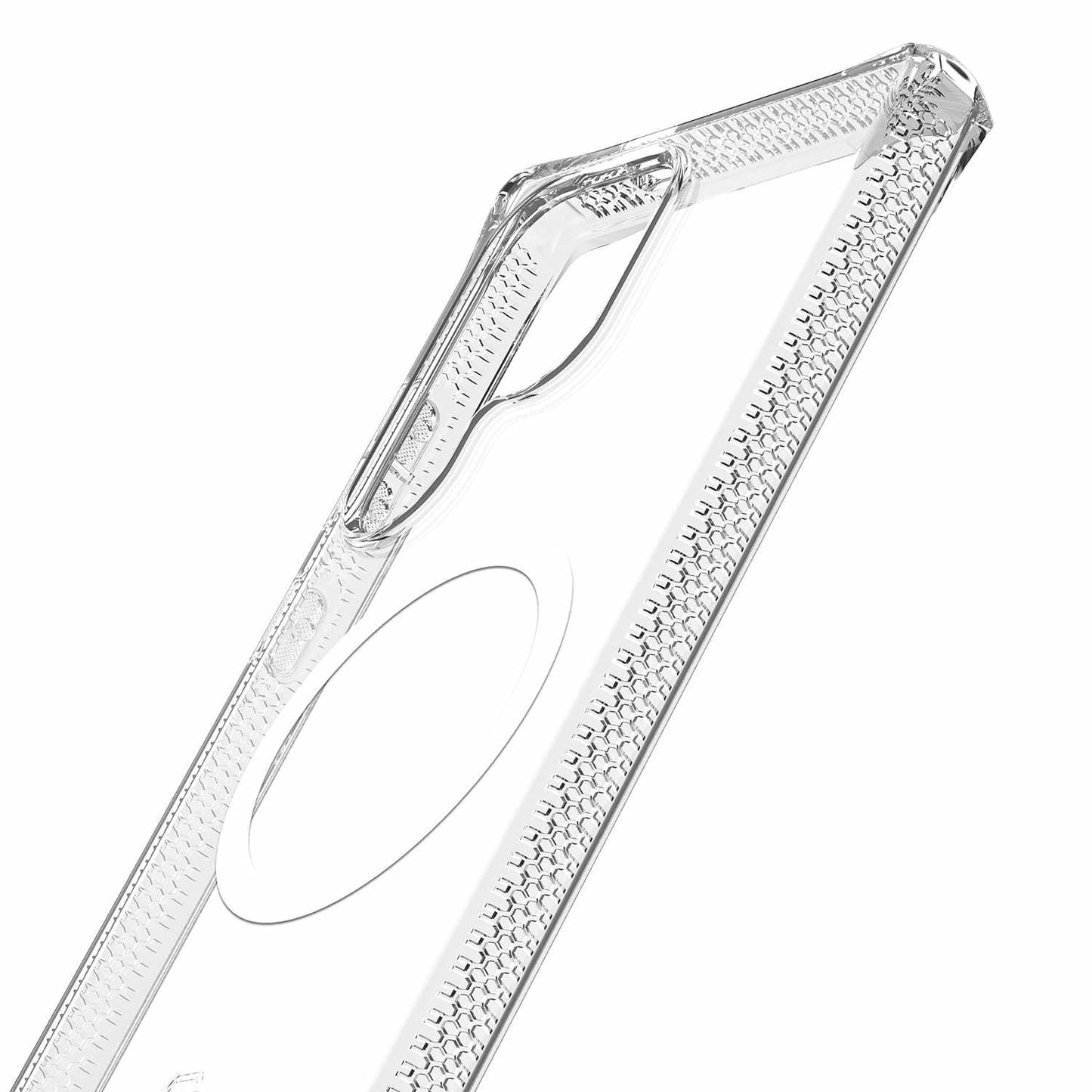 SGZUHMACRTRSP Hybrid_R Clear Case w/Magnets Galaxy S25 Ultra Transparent