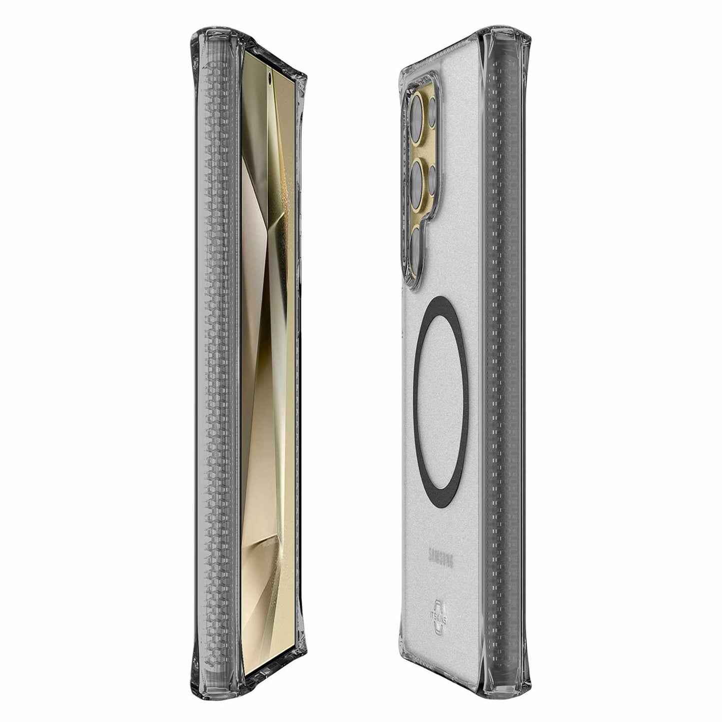 SGZUHBVARSMOK Hybrid_R Vapor Case w/Magnets Galaxy S25 Ultra Smoke