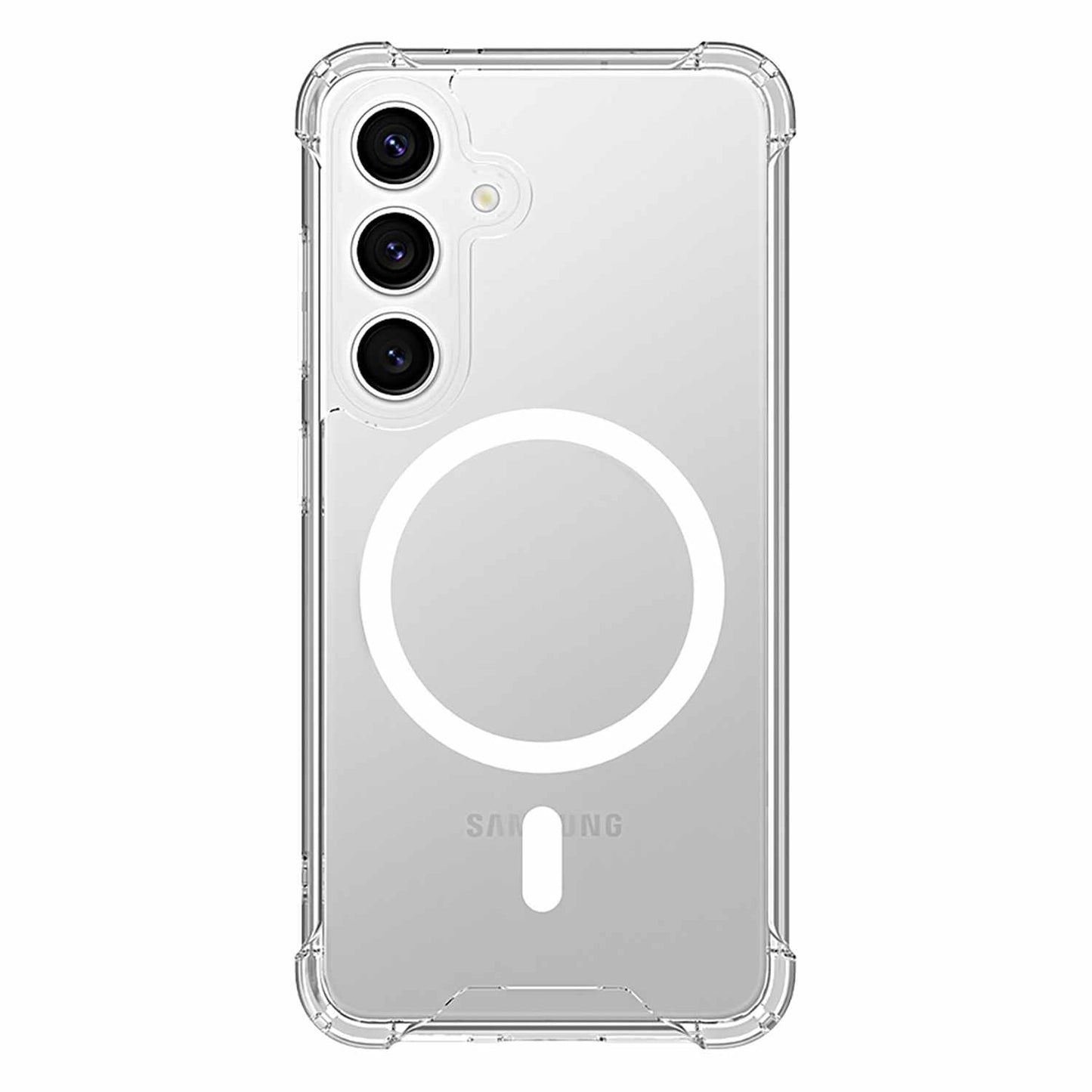 BEDZS251 Dropzone Rugged Case w/Magnets Galaxy S25/S24 Clear