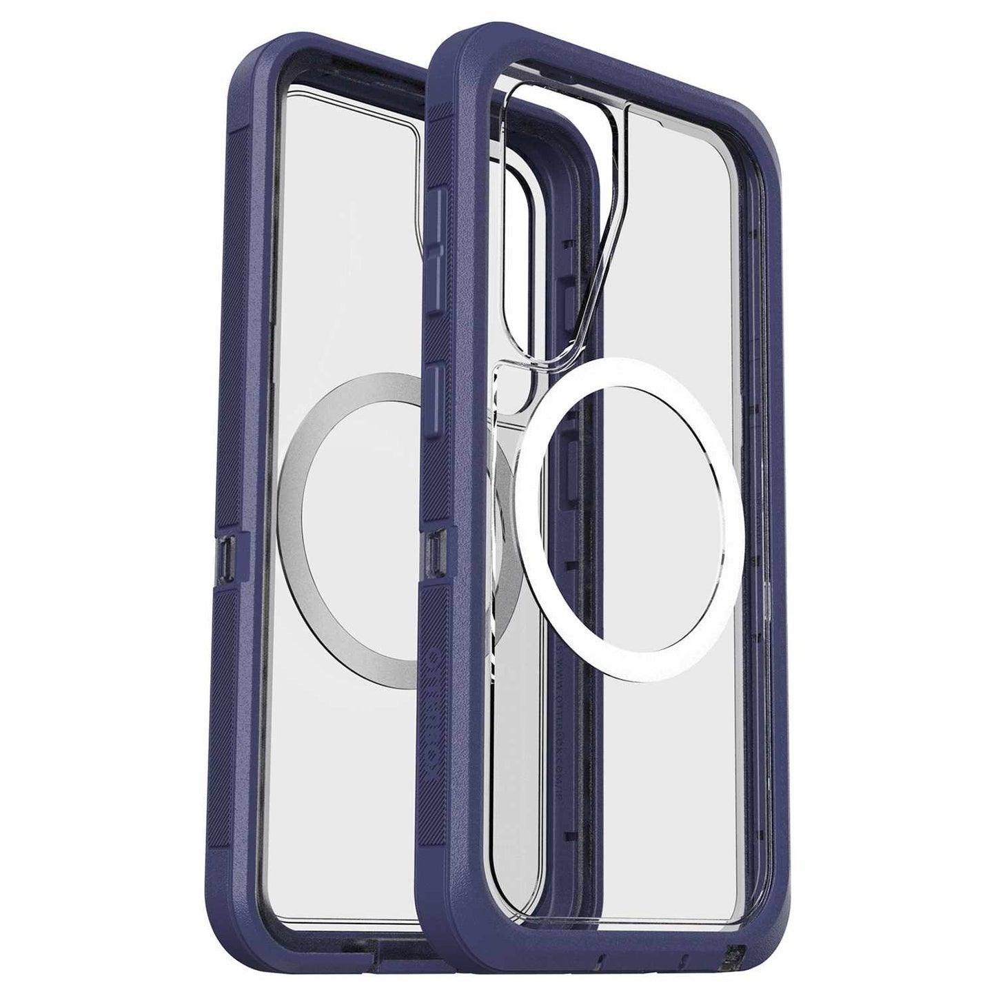 7797638 Defender Pro XT Clear w/Magnets Galaxy S25 Violet Thunder