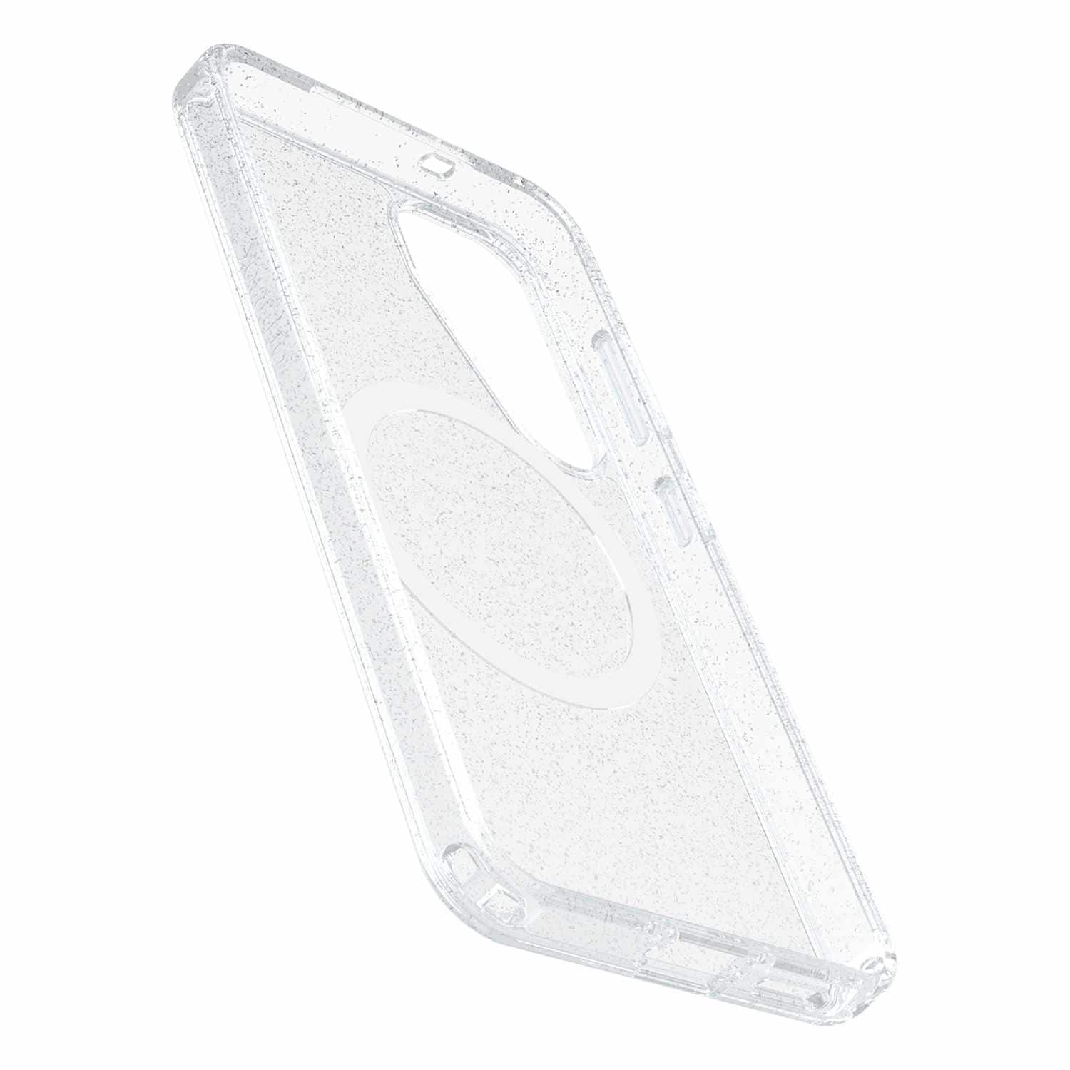 OtterBox Symmetry Clear Case w/Magnets Stardust with Blue Tint for Samsung Galaxy S25
