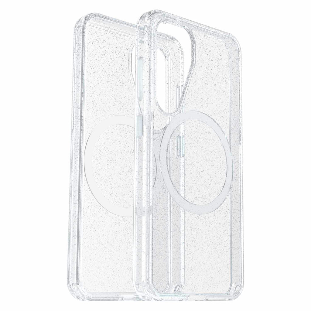 OtterBox Symmetry Clear Case w/Magnets Stardust with Blue Tint for Samsung Galaxy S25