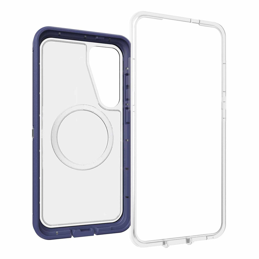 OtterBox Defender Pro XT Clear Case w/Magnets Violet Thunder for Samsung Galaxy S25+