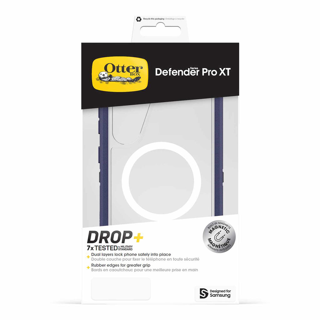OtterBox Defender Pro XT Clear Case w/Magnets Violet Thunder for Samsung Galaxy S25+