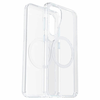 7797463 Symmetry Clear Case w/Magnets Galaxy S25+ Clear with Blue Tint