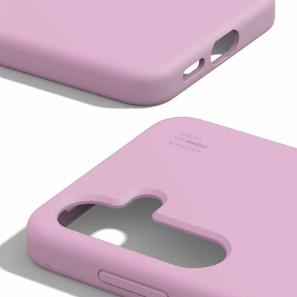 IDSICMSS25498 Silicone Case Compatible w/MagSafe Galaxy S25/S24 Bubblegum Pink