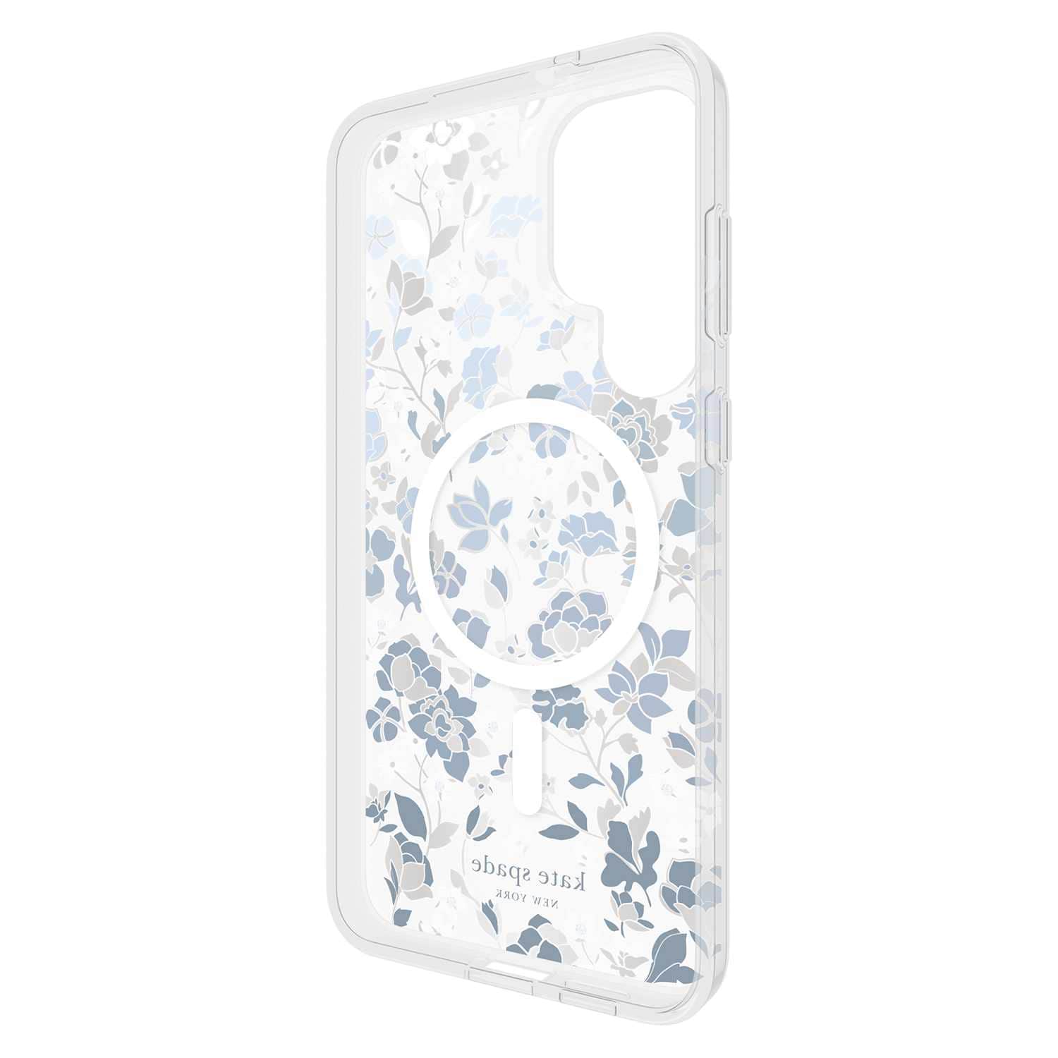 KS055950 Protective MagSafe Case Galaxy S25+ Flowerbed Blue with Gems
