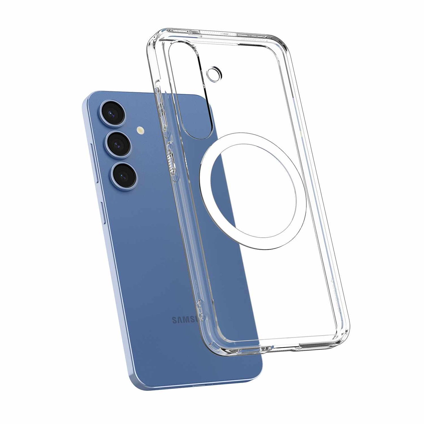 ACS08922 Crystal Hybrid Magfit Case Galaxy S25 White