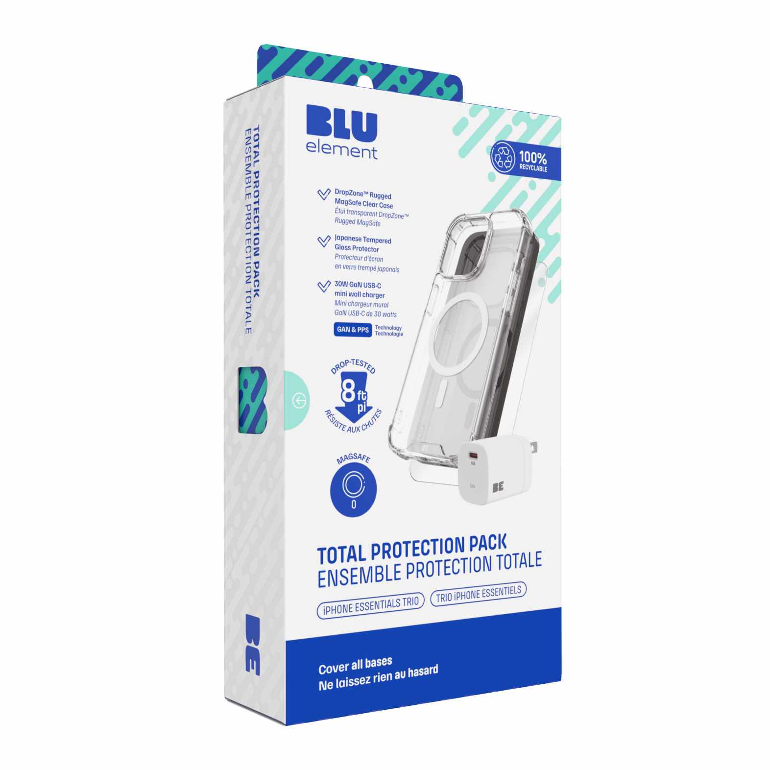 Blu Element Total Protection MagSafe Bundle for iPhone 16e/14/13