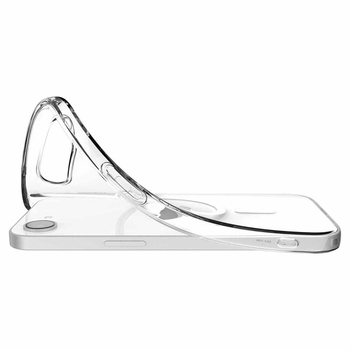 ACS09127 Crystal Flex Magfit Case iPhone 16e Clear White