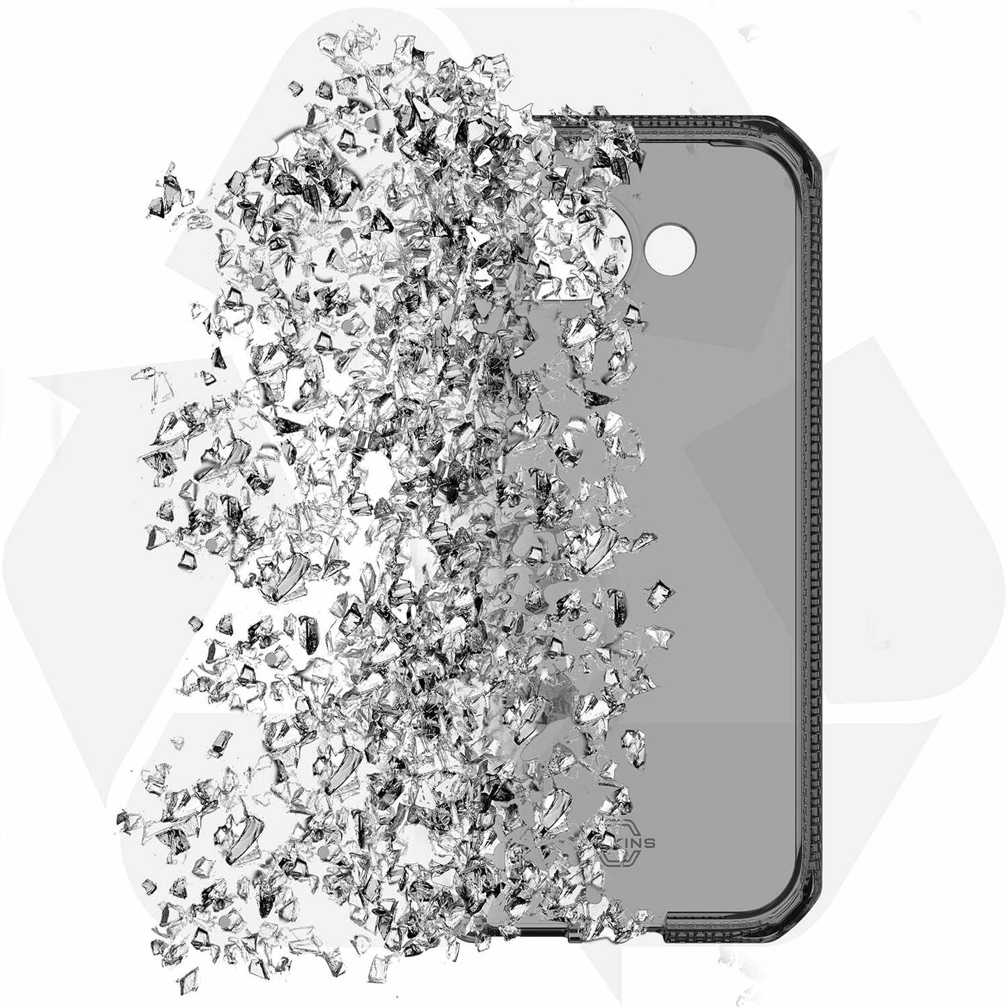 GGTHSPECMSMOK Spectrum_R Case Pixel 9a Clear Smoke